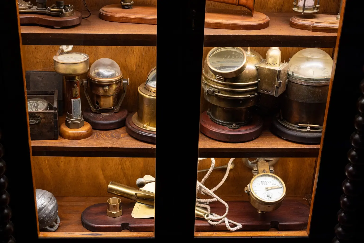 Vitrina del Museo Náutico