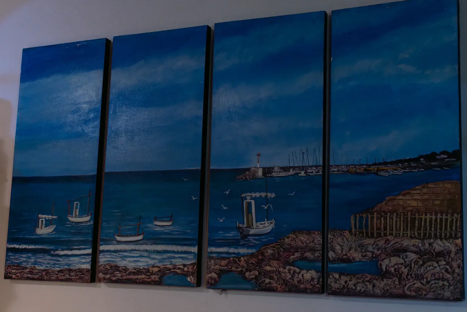 Cuadro del mar en el Museo Náutico