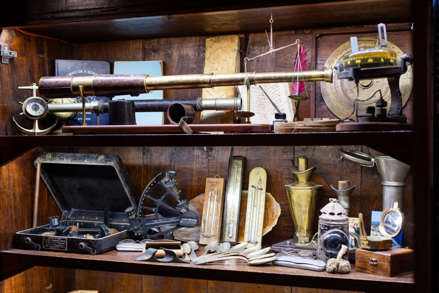 Instrumentos de navegación en el Museo Náutico